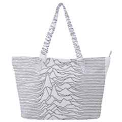 Joy Division Unknown Pleasures Full Print Shoulder Bag by Jancukart