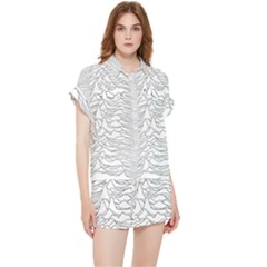 Joy Division Unknown Pleasures Chiffon Lounge Set by Jancukart