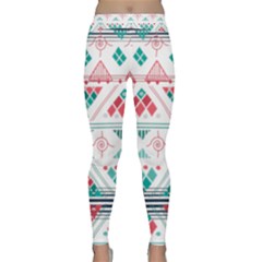 Aztec Ethnic Seamless Pattern Classic Yoga Leggings