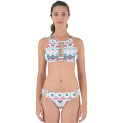 Aztec Ethnic Seamless Pattern Perfectly Cut Out Bikini Set