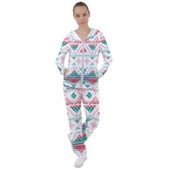 Aztec Ethnic Seamless Pattern Women s Tracksuit by Jancukart