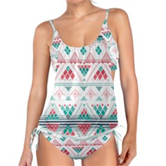 Aztec Ethnic Seamless Pattern Tankini Set