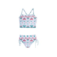 Aztec Ethnic Seamless Pattern Girls  Tankini Swimsuit