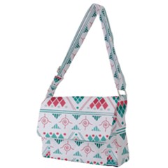 Aztec Ethnic Seamless Pattern Full Print Messenger Bag (s)