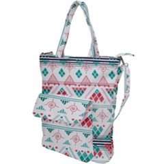 Aztec Ethnic Seamless Pattern Shoulder Tote Bag