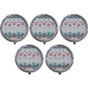 Aztec Ethnic Seamless Pattern Mini Round Pill Box (Pack of 5) View1