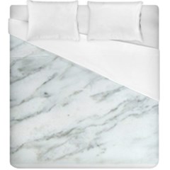 White Marble Texture Pattern Duvet Cover (king Size)