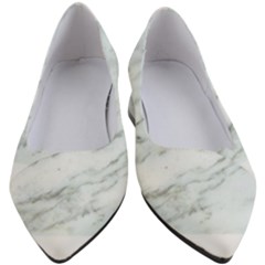 White Marble Texture Pattern Women s Block Heels 