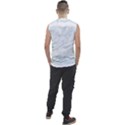 White Marble Texture Pattern Men s Regular Tank Top View2