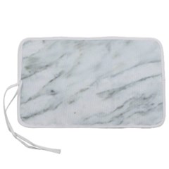 White Marble Texture Pattern Pen Storage Case (s)