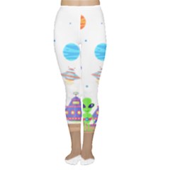 Alien Ufo Star Universe Star Vector Image Tights