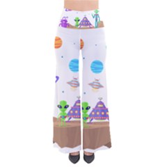 Alien Ufo Star Universe Star Vector Image So Vintage Palazzo Pants