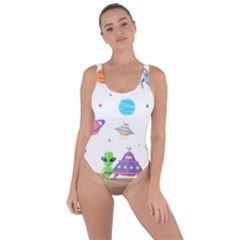 Alien Ufo Star Universe Star Vector Image Bring Sexy Back Swimsuit by Jancukart