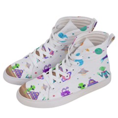 Alien Ufo Star Universe Star Vector Image Men s Hi-top Skate Sneakers by Jancukart