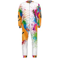 String Instrument Acoustic Guitar Onepiece Jumpsuit (men)