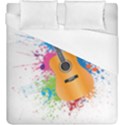 String Instrument Acoustic Guitar Duvet Cover (King Size) View1