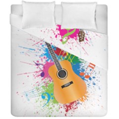 String Instrument Acoustic Guitar Duvet Cover Double Side (california King Size)