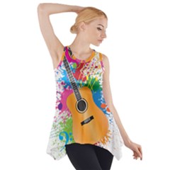 String Instrument Acoustic Guitar Side Drop Tank Tunic