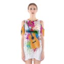 String Instrument Acoustic Guitar Shoulder Cutout One Piece Dress View1