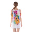 String Instrument Acoustic Guitar Shoulder Cutout One Piece Dress View2