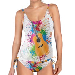 String Instrument Acoustic Guitar Tankini Set