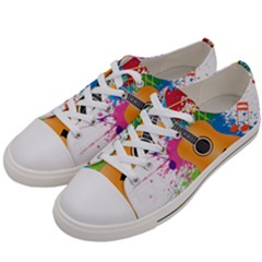 String Instrument Acoustic Guitar Men s Low Top Canvas Sneakers