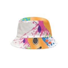 String Instrument Acoustic Guitar Inside Out Bucket Hat (kids) by Jancukart