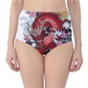 Drawing Red Dragon Legendary Classic High-Waist Bikini Bottoms View1