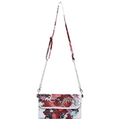 Drawing Red Dragon Legendary Mini Crossbody Handbag