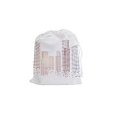 Buildings, Building City Building Condominium Skyscraper Drawstring Pouch (small)