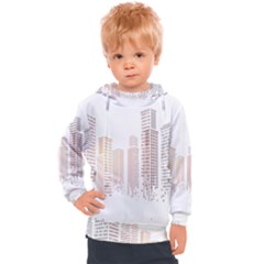 Buildings, Building City Building Condominium Skyscraper Kids  Hooded Pullover by Jancukart