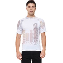 Buildings, Building City Building Condominium Skyscraper Men s Short Sleeve Rash Guard by Jancukart