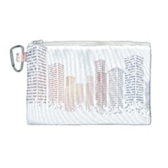 Buildings, Building City Building Condominium Skyscraper Canvas Cosmetic Bag (large) by Jancukart