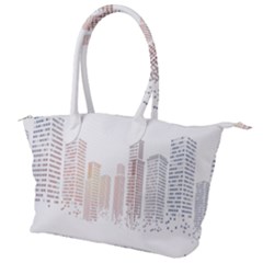 Buildings, Building City Building Condominium Skyscraper Canvas Shoulder Bag