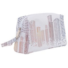 Buildings, Building City Building Condominium Skyscraper Wristlet Pouch Bag (large) by Jancukart