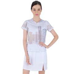 Buildings, Building City Building Condominium Skyscraper Women s Sports Top by Jancukart