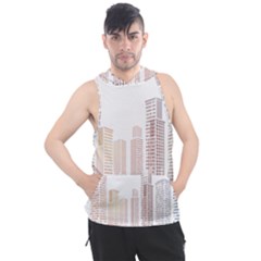 Buildings, Building City Building Condominium Skyscraper Men s Sleeveless Hoodie by Jancukart