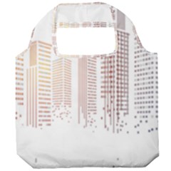 Buildings, Building City Building Condominium Skyscraper Foldable Grocery Recycle Bag