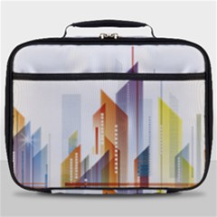 Building Artwork City Building Full Print Lunch Bag