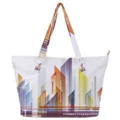 Building Artwork City Building Full Print Shoulder Bag