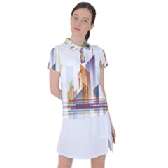 Building Artwork City Building Women s Polo Tee