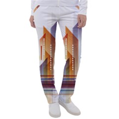 Building Artwork City Building Women s Casual Pants