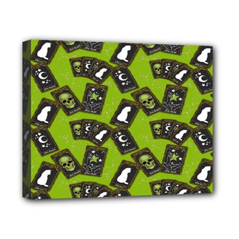 Cats And Skulls - Modern Halloween  Canvas 10  X 8  (stretched) by ConteMonfrey