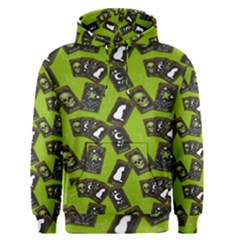 Cats And Skulls - Modern Halloween  Men s Core Hoodie