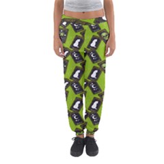 Cats And Skulls - Modern Halloween  Women s Jogger Sweatpants by ConteMonfrey