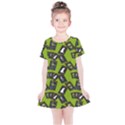 Cats And Skulls - Modern Halloween  Kids  Simple Cotton Dress View1