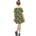 Cats And Skulls - Modern Halloween  Kids  Simple Cotton Dress View2