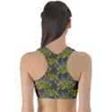 Halloween - Green Roses On Spider Web  Sports Bra View2