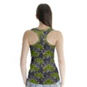 Halloween - Green Roses On Spider Web  Racer Back Sports Top View2