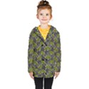 Halloween - Green Roses On Spider Web  Kids  Double Breasted Button Coat View1